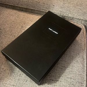 Saint Laurent Paris YSL Black Gift Box - Black Interior
